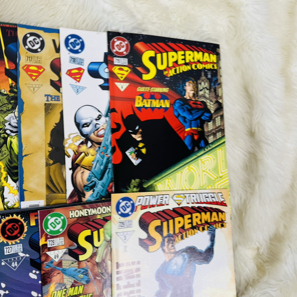 Superman Action Comics 600 710-738 Lot Superman Blue Vs Joker - Picture 6 of 6